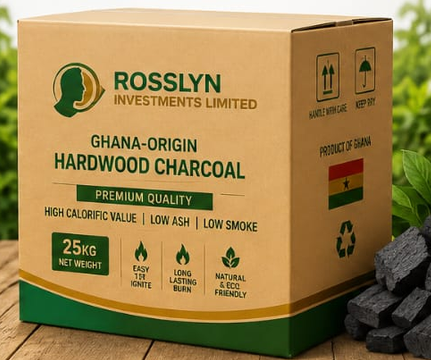 Ghana-Origin Hardwood Charcoal